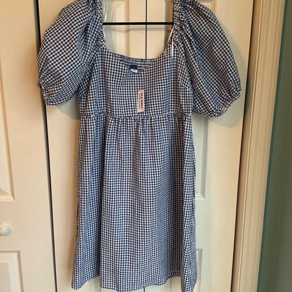 Old Navy Dresses & Skirts - Blue and white gingham mini dress